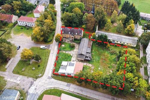 Vogelperspektive - 1 Zimmer Einfamilienhaus zum Kaufen in Uckerland