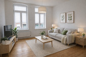 Wohnzimmer (inkl. Einrichtungsbeispiel) - 3 Zimmer Etagenwohnung in Geesthacht