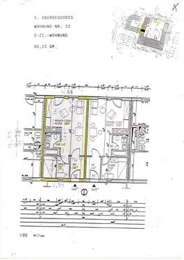 Grundriß Wohnung Wasserburg - 