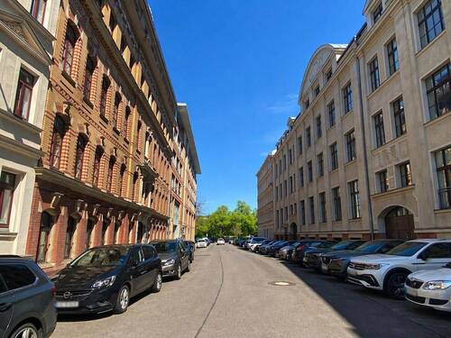 Blick in Richtung Lene-Voigt-Park - 