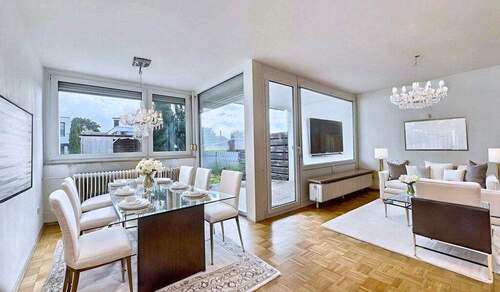 Wohn- und Essbereich - 4 Zimmer Einfamilienhaus zum Kaufen in Kempten