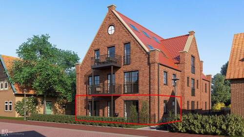 Bild 1 - Moderne EG Wohnung auf Juist mit Terrasse und Garten in direkter Strandnähe