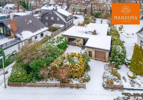 Luftbild - Dieser Bungalow verspricht mehr als 110 Quadratmeter