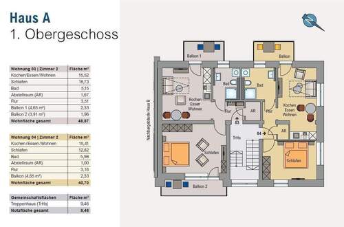 Weitere Wohnungen / Wohnung 03 + 04 - 