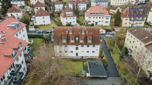 Vogelperspektive - 3 Zimmer Etagenwohnung in Würzburg / Zellerau