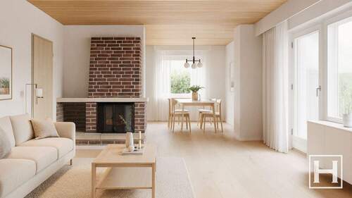 Wohnzimmer Inspiration - 6 Zimmer Einfamilienhaus in Kaltenkirchen