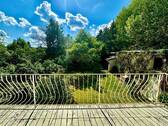 Ansicht in den Garten - Balkon 1. OG - 6 Zimmer Mehrfamilienhaus, Wohnhaus zum Kaufen in Bad Kissingen