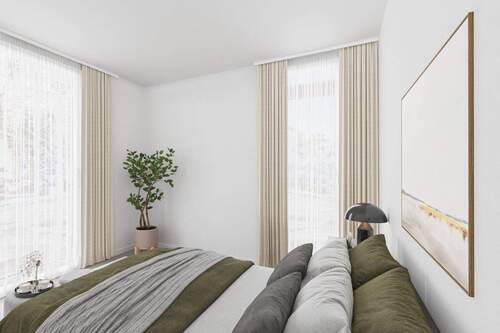 Visualisierung: Schlafzimmer - Etagenwohnung mit 293,00 m&sup2; in Birkenwerder zum Kaufen