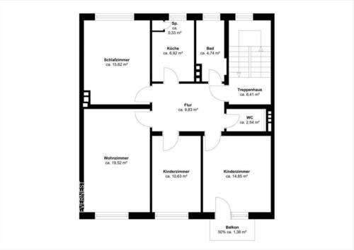 69B - DG - 6 Zimmer Mehrfamilienhaus, Wohnhaus zum Kaufen in Duisburg