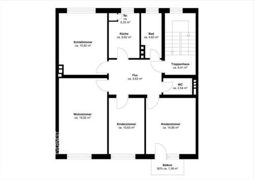 71 - 1.OG - Mehrfamilienhaus, Wohnhaus mit 2.085,20 m&sup2; in Duisburg zum Kaufen