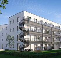 Sanderhof. Würzburg. Anders Wohnen. 4 Zimmer Neubau EG Wohnung, Terrasse und Garten