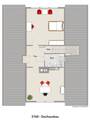 Grundriss Dachausbau visualisiert 3760 - 