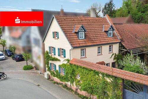 Straßenansicht (Luftbild) - Einfamilienhaus in Ober-Klingen