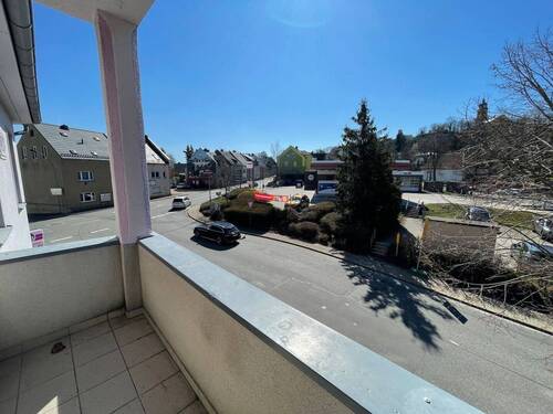 Blick vom Balkon - 2 Zimmer Etagenwohnung zur Miete in Augustusburg