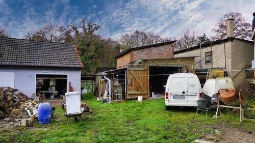 Grundstücksansicht - 4 Zimmer Doppelhaushälfte in Boitzenburger Land