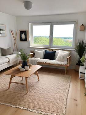 Wohnzimmer - nachher KI Bsp. - 