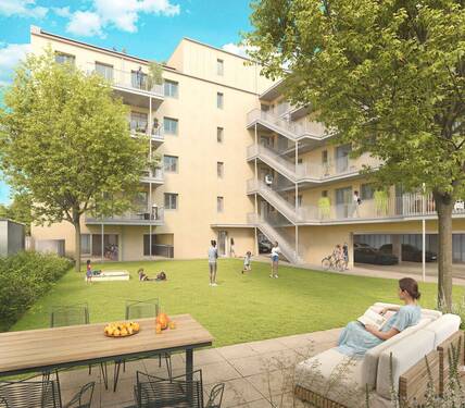 Garten 3k - NEUBAU-Wohnung mit Balkon zum Garten * 4 Zimmer * KFW 40 und QNG
