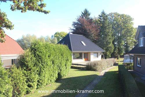 Die perfekte Südwestlage der Terrasse - 3 Zimmer Einfamilienhaus zum Kaufen in Hamburg