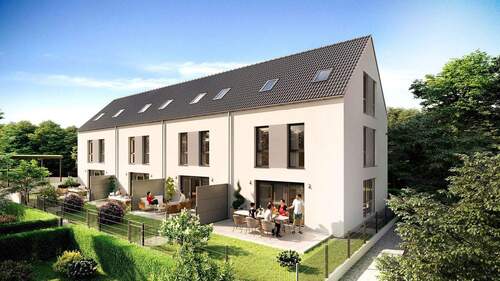 Visualisierung - Reihenmittelhaus mit 110,00 m&sup2; in Nürnberg zur Miete