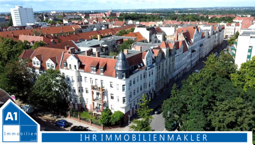 Eingangsbild II - Attraktives, voll vermietetes Mehrfamilienhaus in angenehmer Wohnlage im Süden von Halle (Saale)