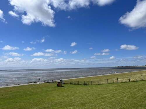 Deich Grün-Strand Badestelle - 