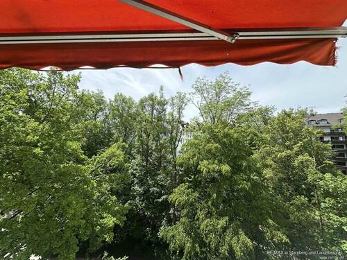 Ausblick vom Balkon - 