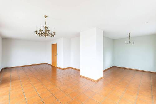 Wohn- und Esszimmer virtuell geräumt - 