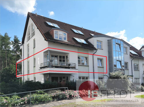 Hausansicht - Licht, Luft und Lebensqualität - Dreizimmerwohnung mit Naturblick