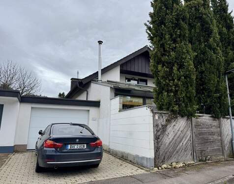 Ansicht Markgrafenstr. - Freistehendes EInfamilienhaus mit Garten