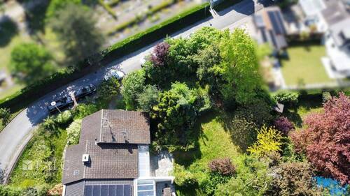 Vogelperspektive - Doppelhaushälfte mit 90,00 m² in Köln - Weiß zum Kaufen