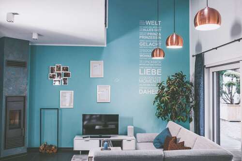 Wohnzimmerbeispiel - 5 Zimmer Einfamilienhaus in Frohburg