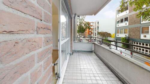 Balkon - 2 Zimmer Etagenwohnung in Münster