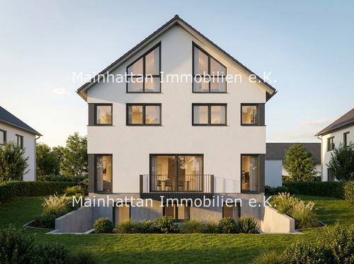 Haus Gartenansicht - Neubau - Hochwertiges Design, trifft Exklusivität