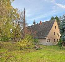 Idyllisches Grundstück mit eigenem Quellteich, Baumbestand und stark sanierungsbedürftigem Wohnhaus sowie großer Sche... - Oschatz Lonnewitz