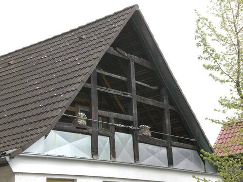 Ansicht Fachwerk Loggia - 5 Zimmer Einfamilienhaus zum Kaufen in Büren