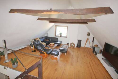 Wohnzimmer Dachgeschoss - 5 Zimmer Einfamilienhaus in Büren