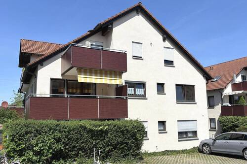 Ansicht - Freie 3-Zimmer-Eigentumswohnung mit Balkon in Welzheim