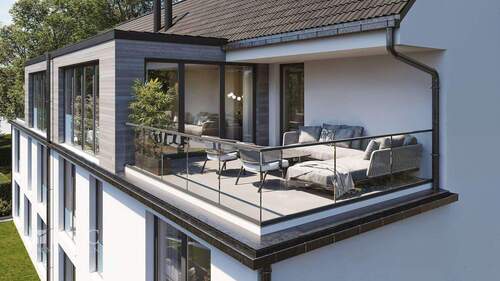 MUSTERFOTO DACHTERRASSE - 5 Zimmer Terrassenwohnung zum Kaufen in Aachen
