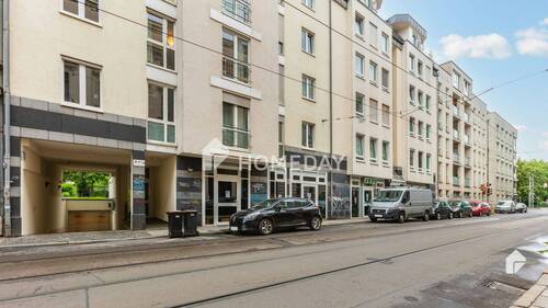Außenansicht 1 - Gemütliche Stadtwohnung mit Balkon, Aufzug und Tiefgaragenstellplatz nahe der Leipziger Innenstadt