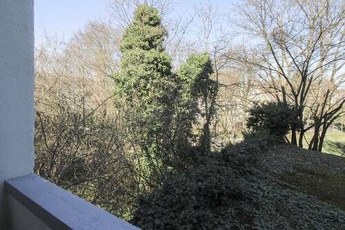 Balkon mit grünem Ausblick - 4 Zimmer Etagenwohnung zum Kaufen in Ludwigshafen am Rhein
