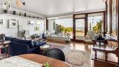 Wohnzimmer 1 - Leben mit schönem Blick auf die Schlei - Wohnung mit beeindruckend großer Terrasse