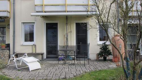 Terrasse - 1 Zimmer Etagenwohnung in Leipzig