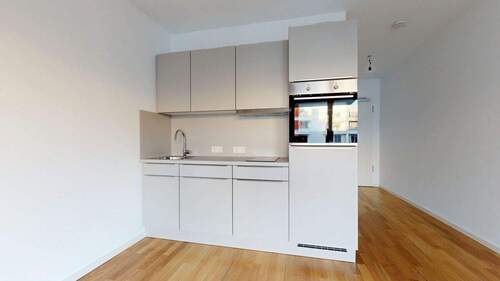 Einbauküche - Etagenwohnung mit 29,60 m² in Frankfurt am Main zur Miete