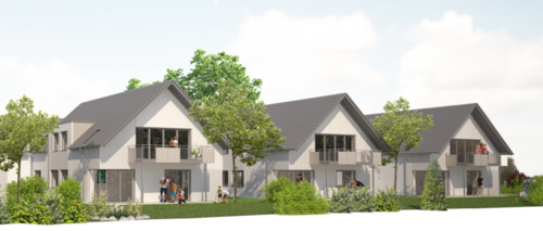 Süd-Ansicht 3 - 5 - 4 Zimmer Etagenwohnung in Stein b Laboe