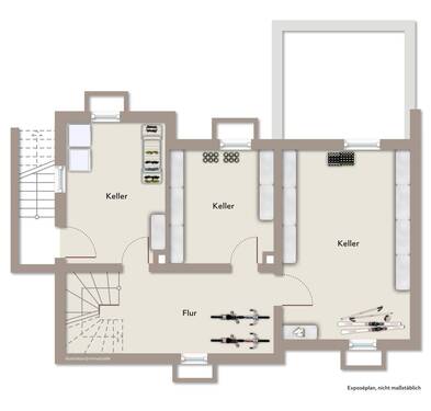 Keller - 6 Zimmer Einfamilienhaus zum Kaufen in Erlangen