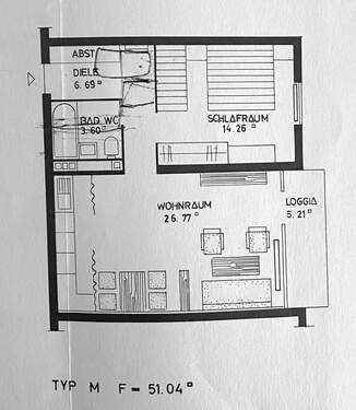 Mögliche Wohnküche - 