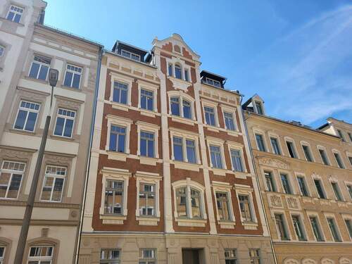 Hausansicht - 2 Zimmer Etagenwohnung in Chemnitz
