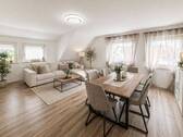 Wohnen und Essen - 3 Zimmer Etagenwohnung zur Miete in Frickenhausen