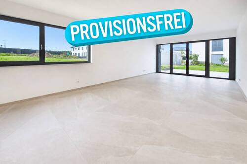 Wohnzimmer - PROVISIONSFREI: Neubauwohnung mit Terrasse und Garten in Veitshöchheim