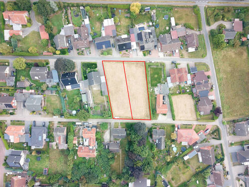 Bild 1 - Zwei große Baugrundstücke in Veldhausen - zusammen 1.956 m², kein Bauzwang